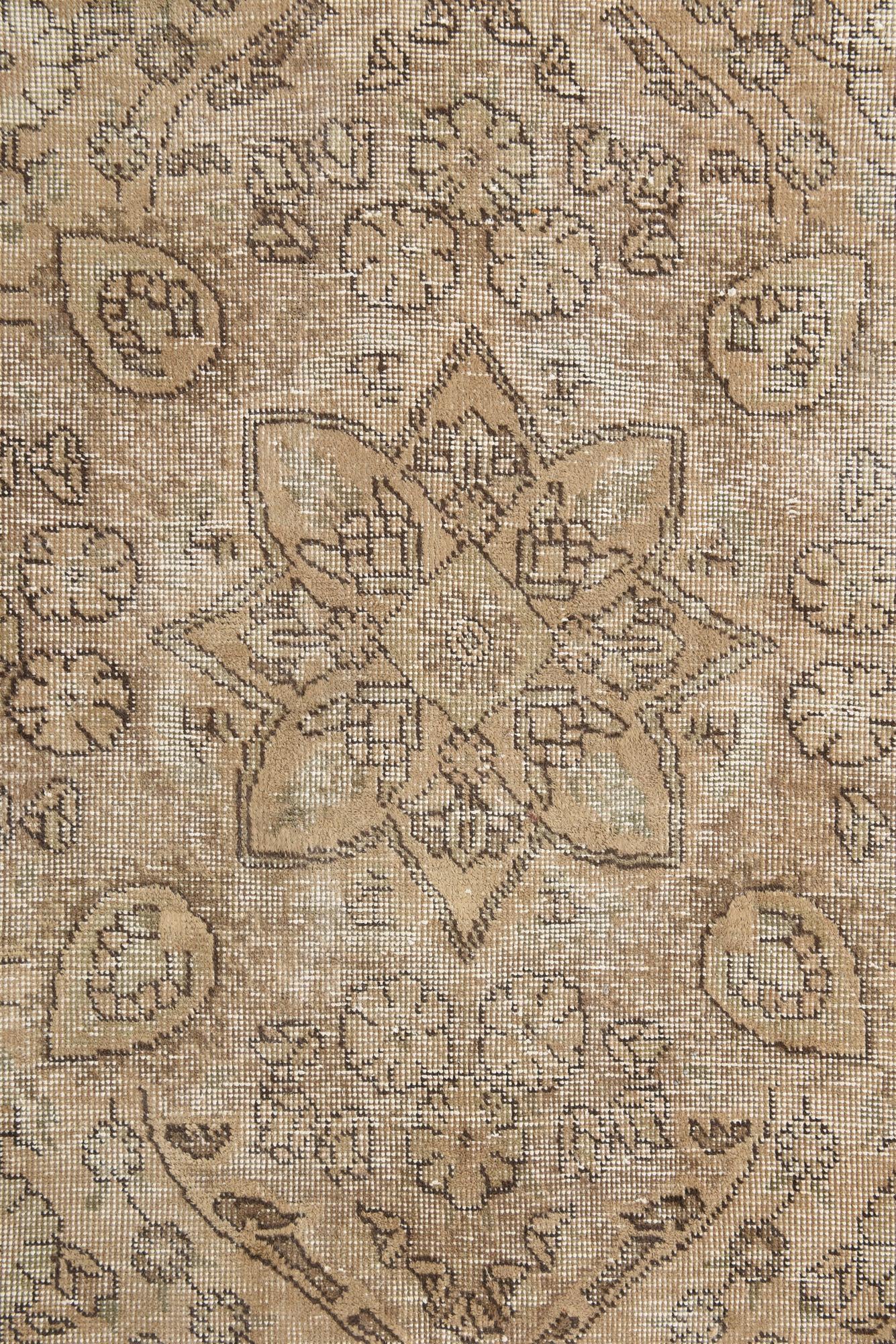 7' 10 x 11' Hand Knotted Ultra Vintage Persian Wool Rug