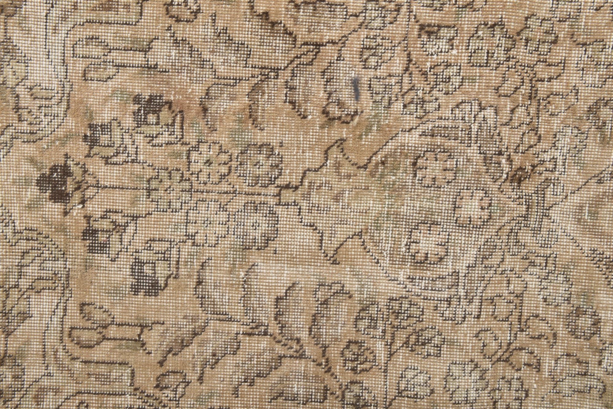 7' 10 x 11' Hand Knotted Ultra Vintage Persian Wool Rug