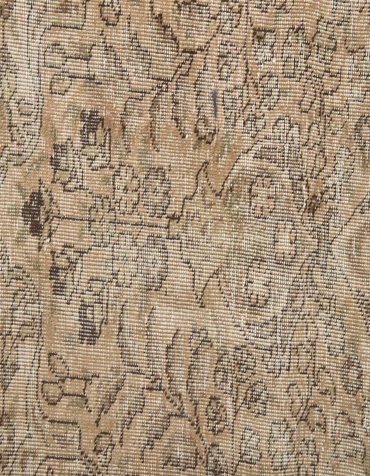 Detail image of 7' 10 x 11'  Hand Knotted Ultra Vintage Persian Wool Rug