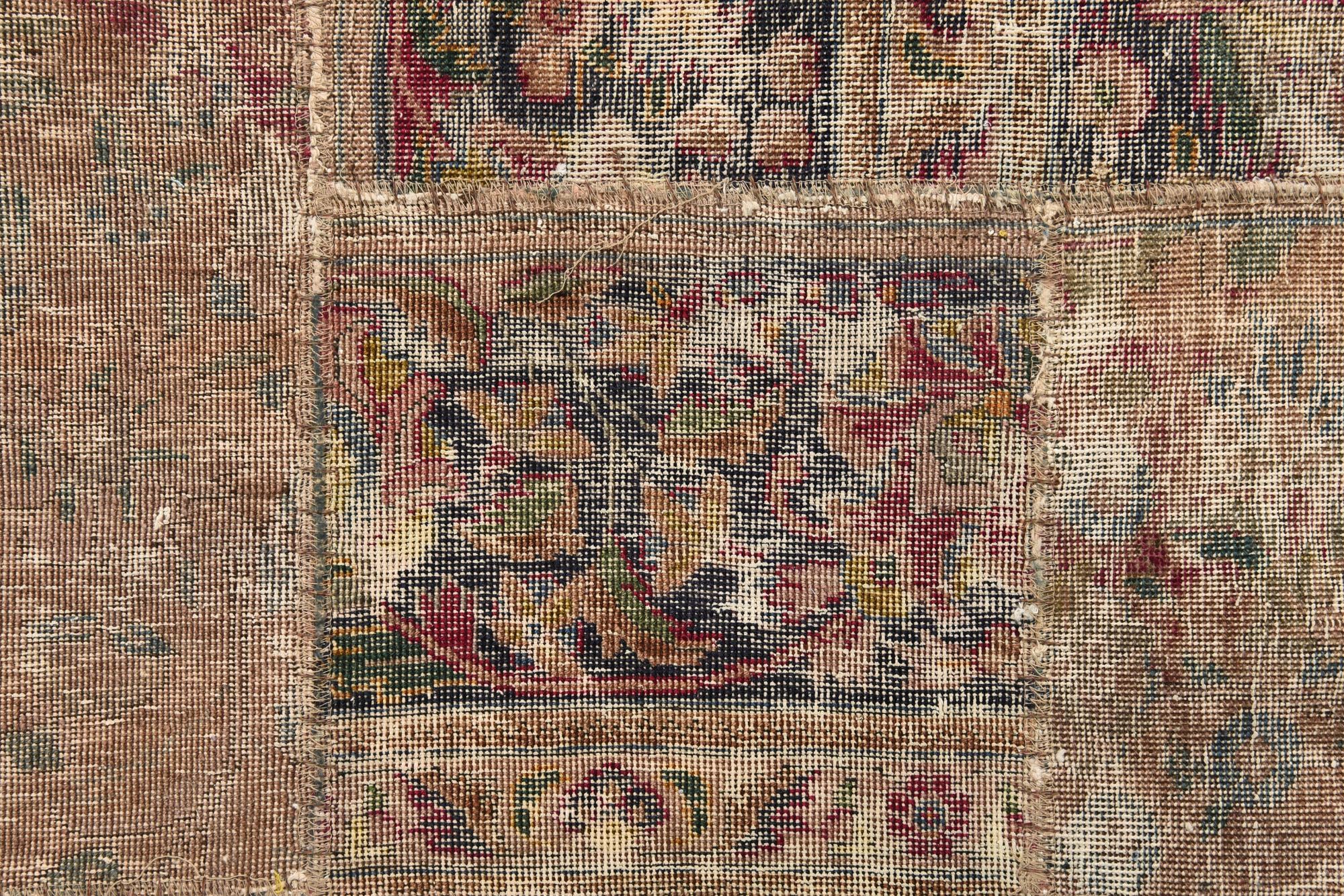 5' 7 x 8' 5 Hand Knotted Ultra Vintage Persian Wool Rug