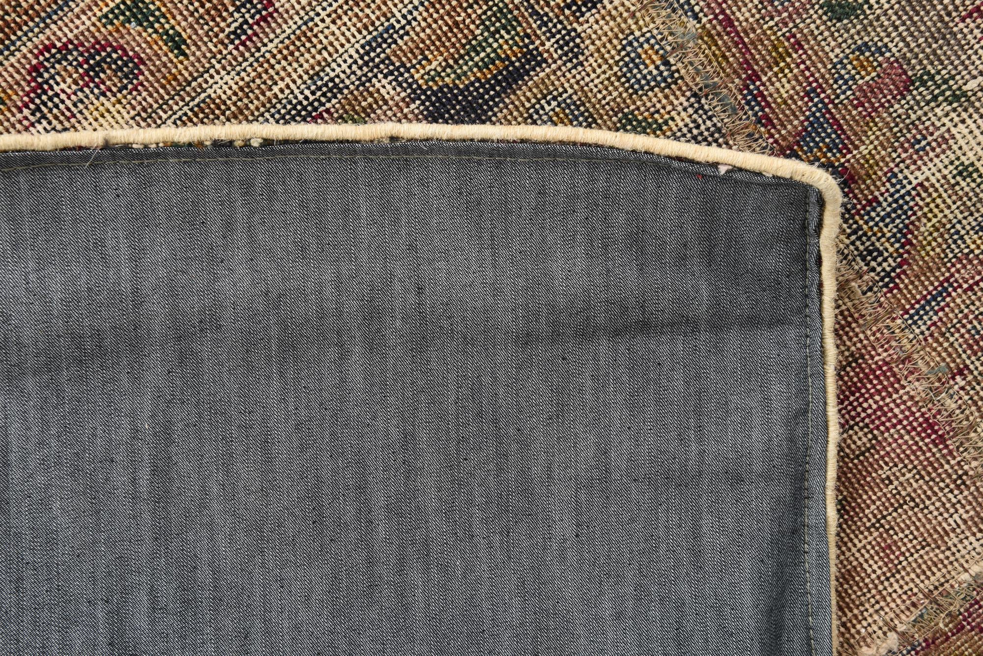 5' 7 x 8' 5 Hand Knotted Ultra Vintage Persian Wool Rug