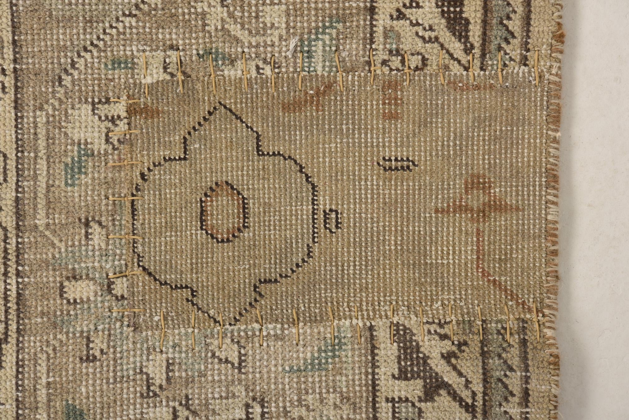8' x 11' Hand Knotted Ultra Vintage Persian Wool Rug