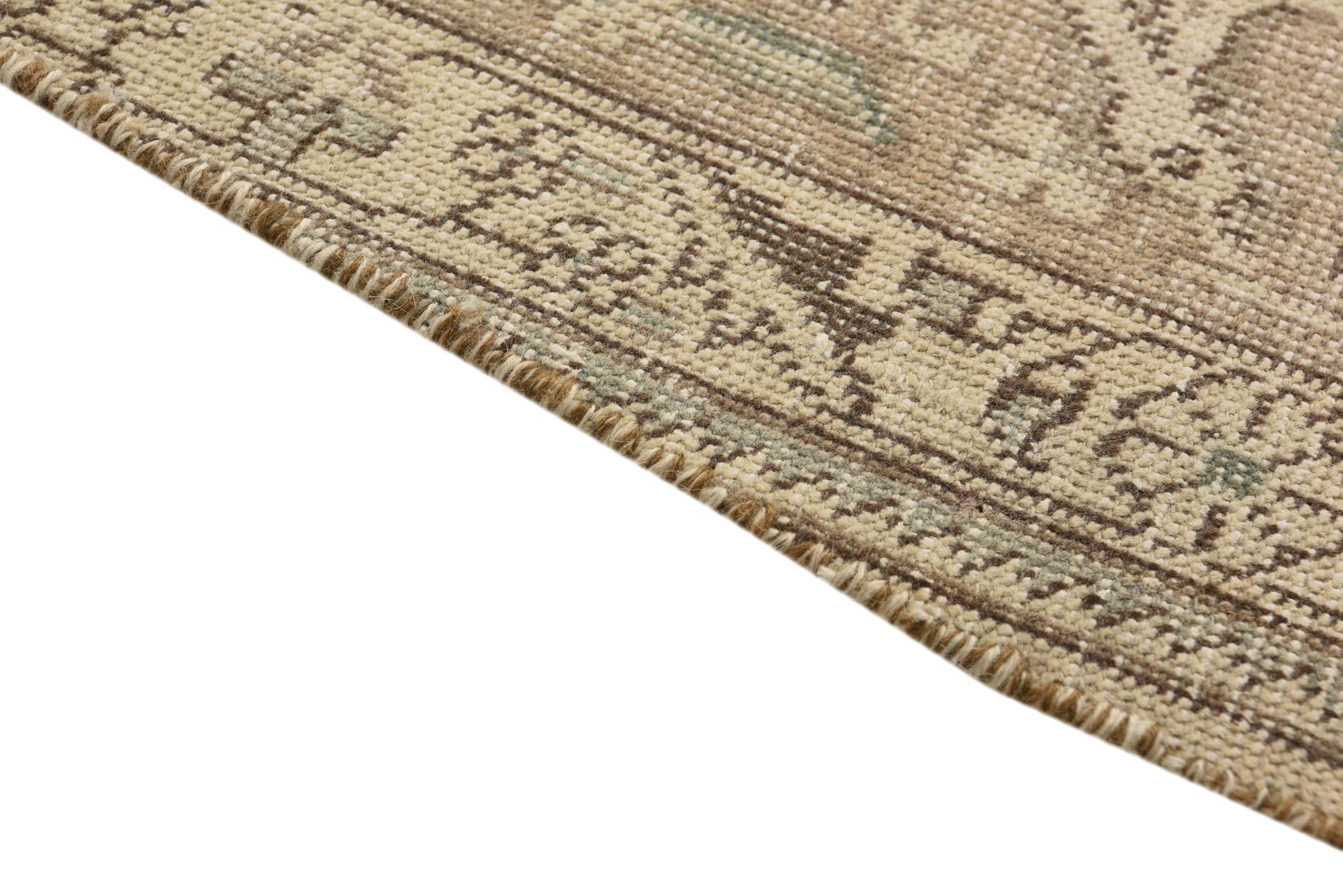 8' x 11' Hand Knotted Ultra Vintage Persian Wool Rug