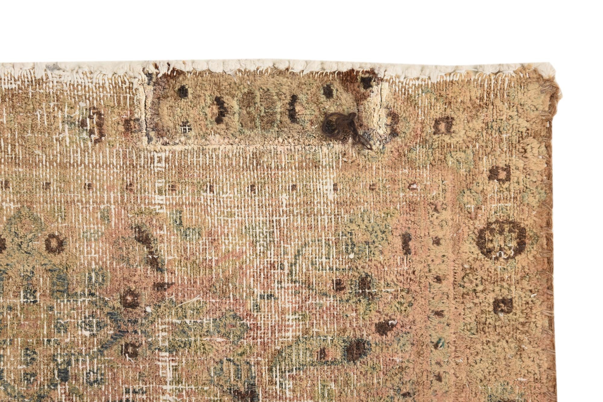 6' 6 x 10' Hand Knotted Ultra Vintage Persian Wool Rug