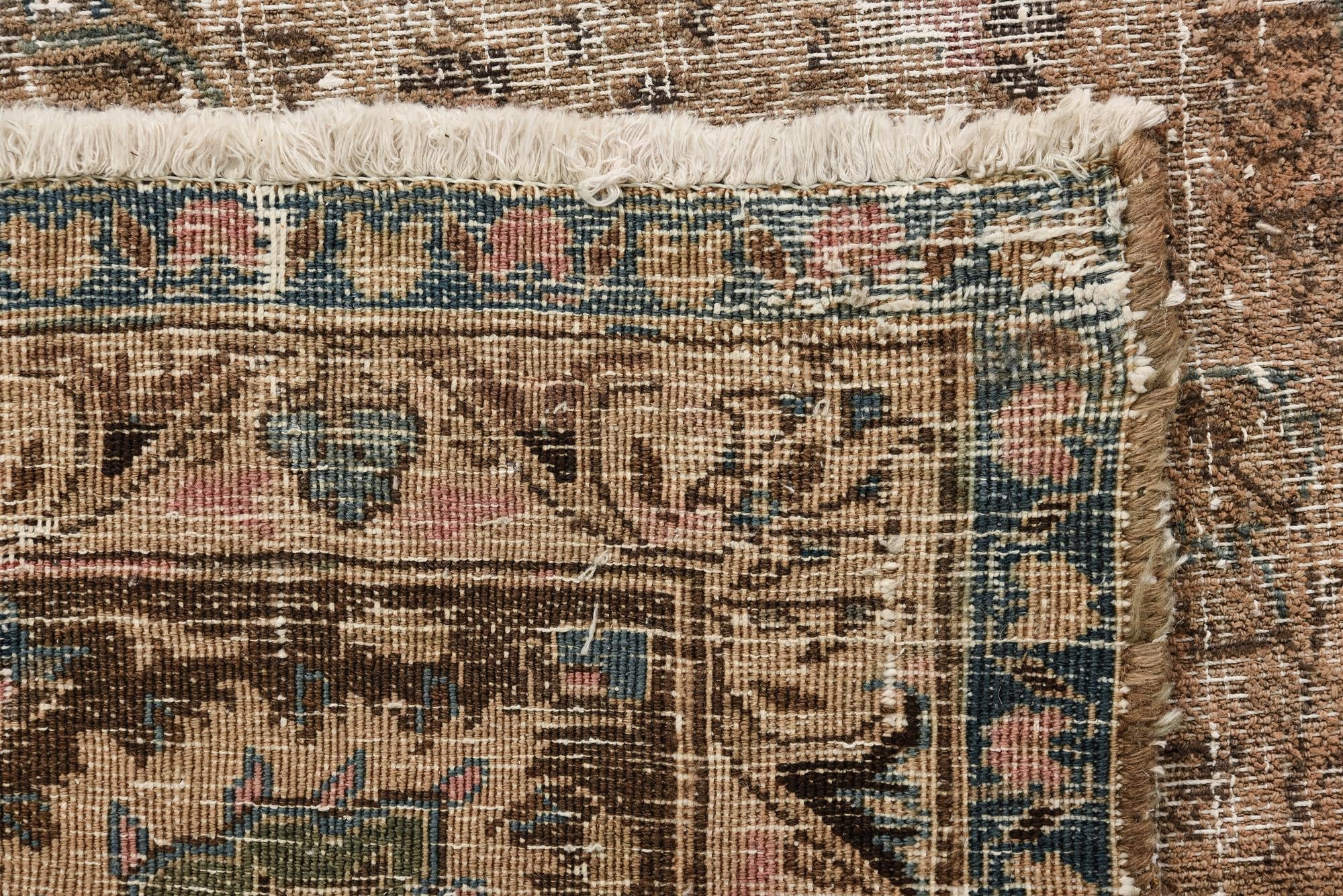 9' 5 x 13' Hand Knotted Ultra Vintage Persian Wool Rug