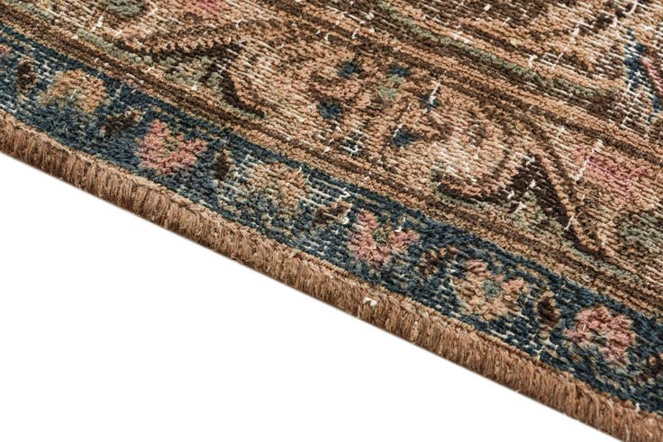 Detail image of 9' 5 x 13' Hand Knotted Ultra Vintage Persian Wool Rug