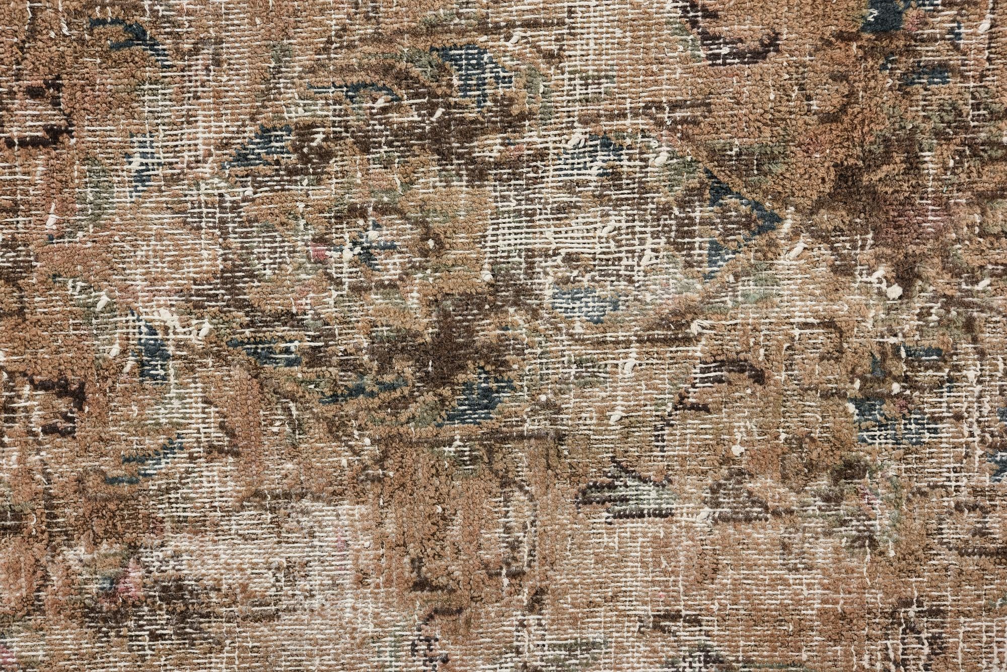 9' 5 x 13' Hand Knotted Ultra Vintage Persian Wool Rug