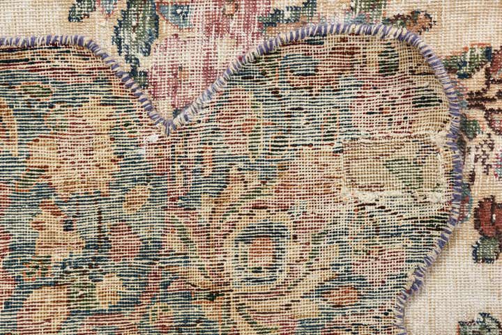 6' 2 x 10' 8 Hand Knotted Ultra Vintage Persian Wool Rug