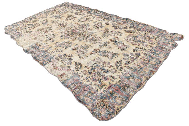 Detail image of 6' 2 x 10' 8 Hand Knotted Ultra Vintage Persian Wool Rug