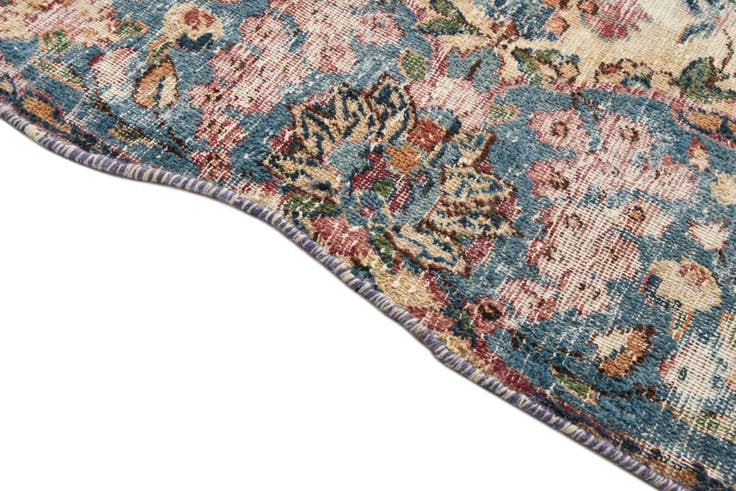 Detail image of 6' 2 x 10' 8 Hand Knotted Ultra Vintage Persian Wool Rug
