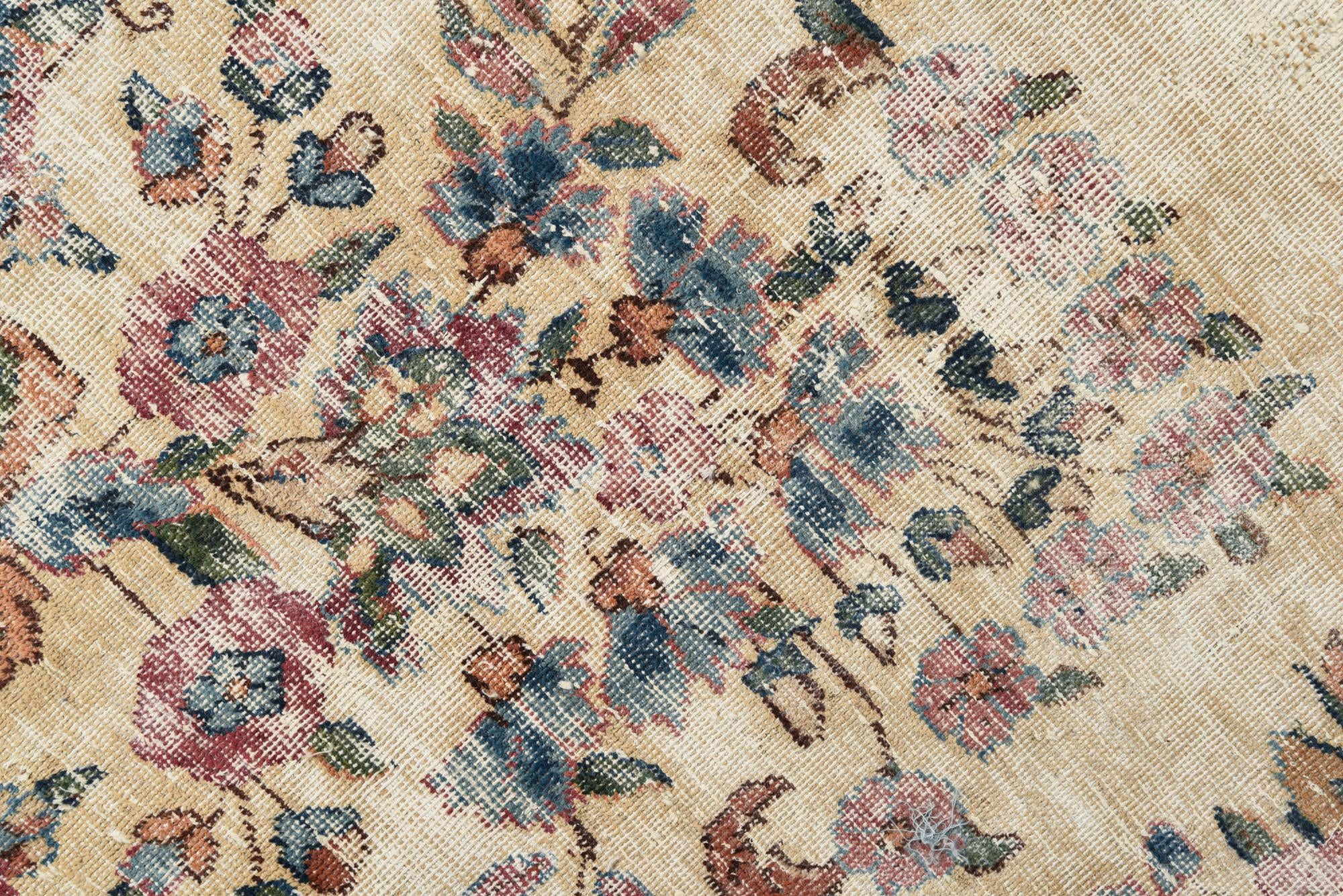 6' 2 x 10' 8 Hand Knotted Ultra Vintage Persian Wool Rug