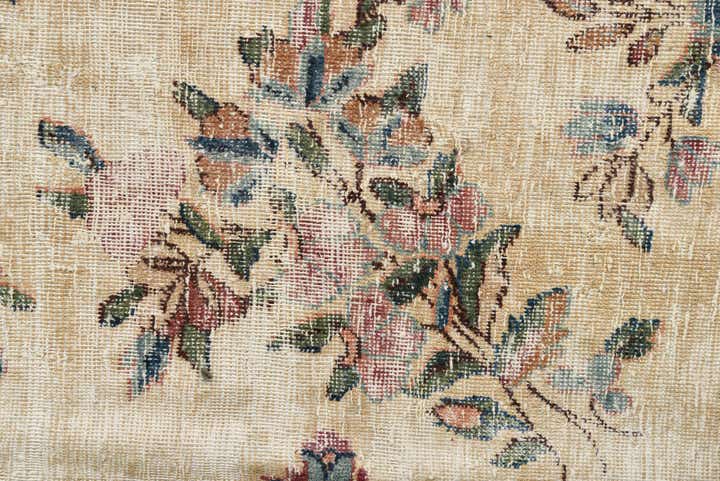 6' 2 x 10' 8 Hand Knotted Ultra Vintage Persian Wool Rug