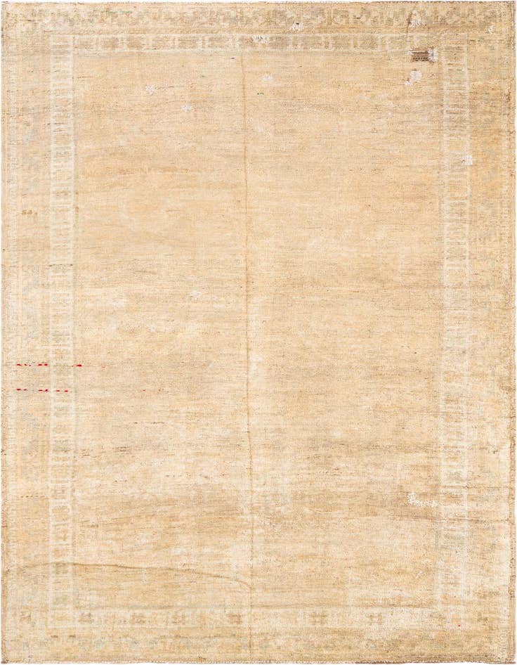 Detail image of 5' x 9' Hand Knotted Ultra Vintage Persian Wool Rug