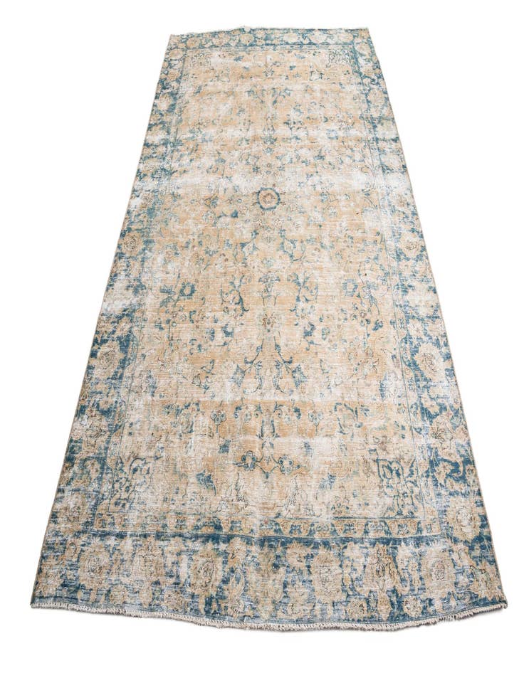 Detail image of 7' x 10' 9  Hand Knotted Ultra Vintage Persian Wool Rug