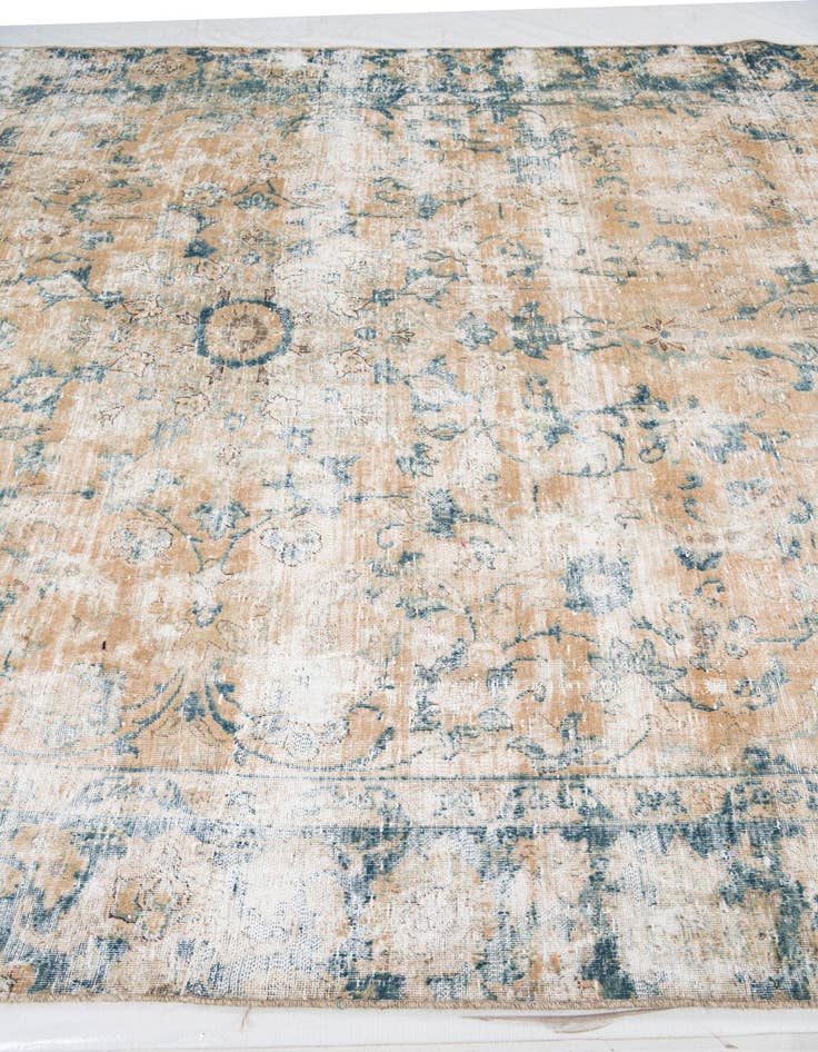 Detail image of 7' x 10' 9  Hand Knotted Ultra Vintage Persian Wool Rug