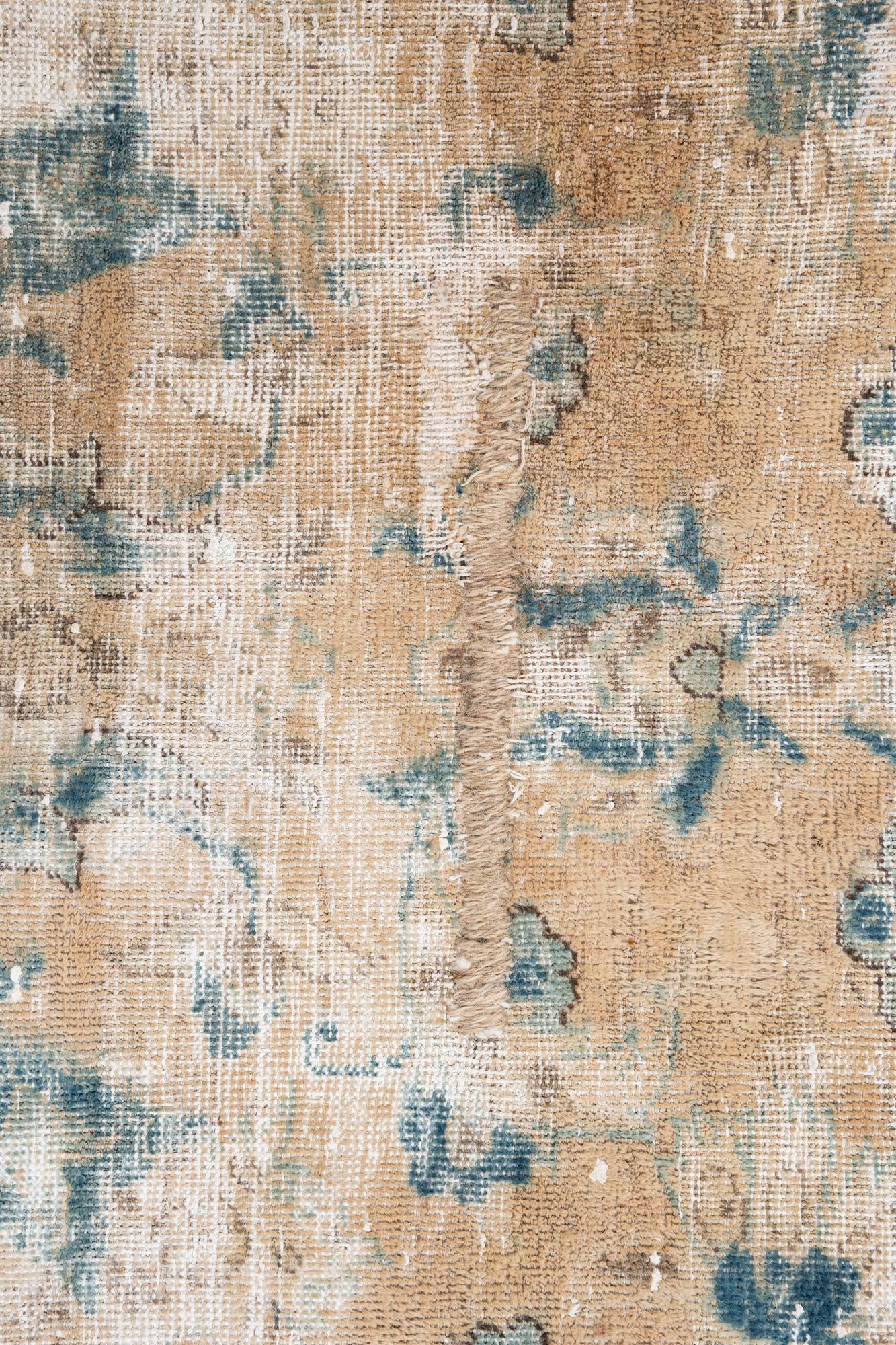 7' x 10' 9 Hand Knotted Ultra Vintage Persian Wool Rug