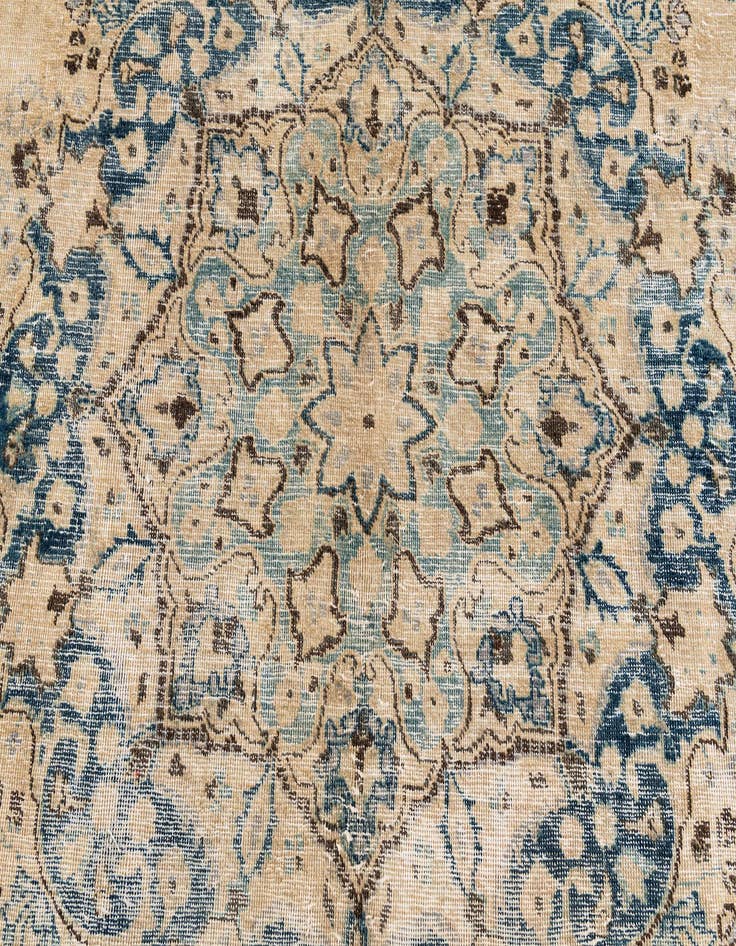 Detail image of 6' 6 x 9' 4  Hand Knotted Ultra Vintage Persian Wool Rug
