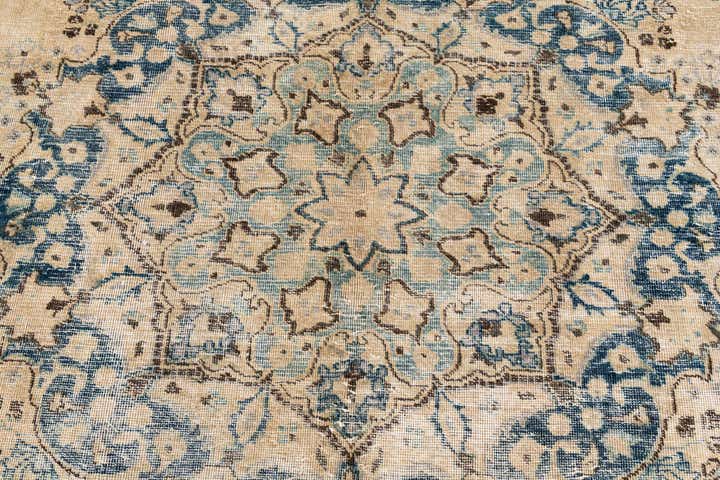 6' 6 x 9' 4 Hand Knotted Ultra Vintage Persian Wool Rug