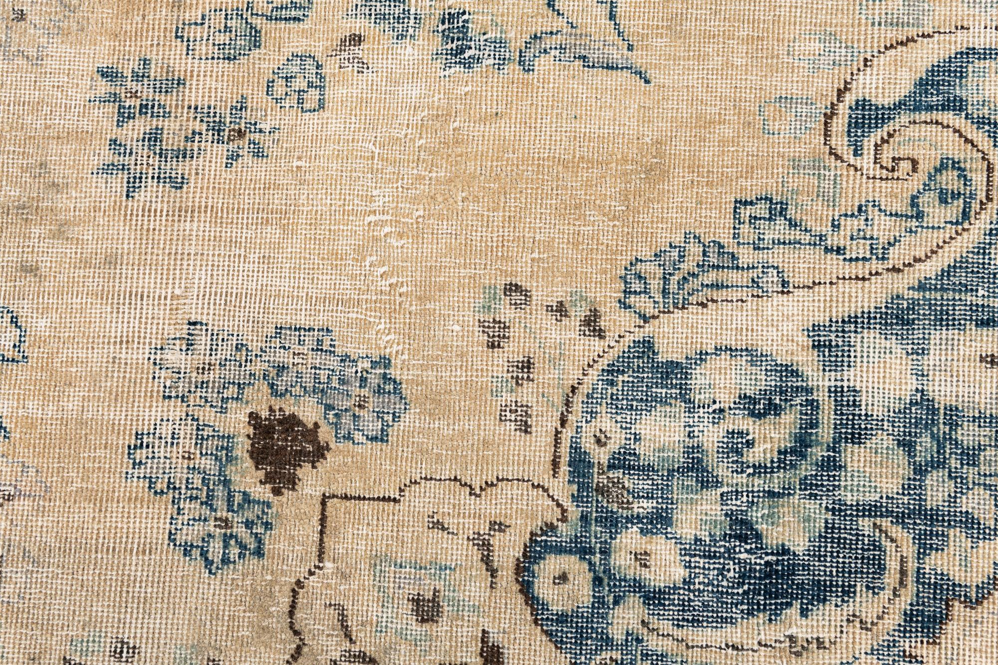 6' 6 x 9' 4 Hand Knotted Ultra Vintage Persian Wool Rug