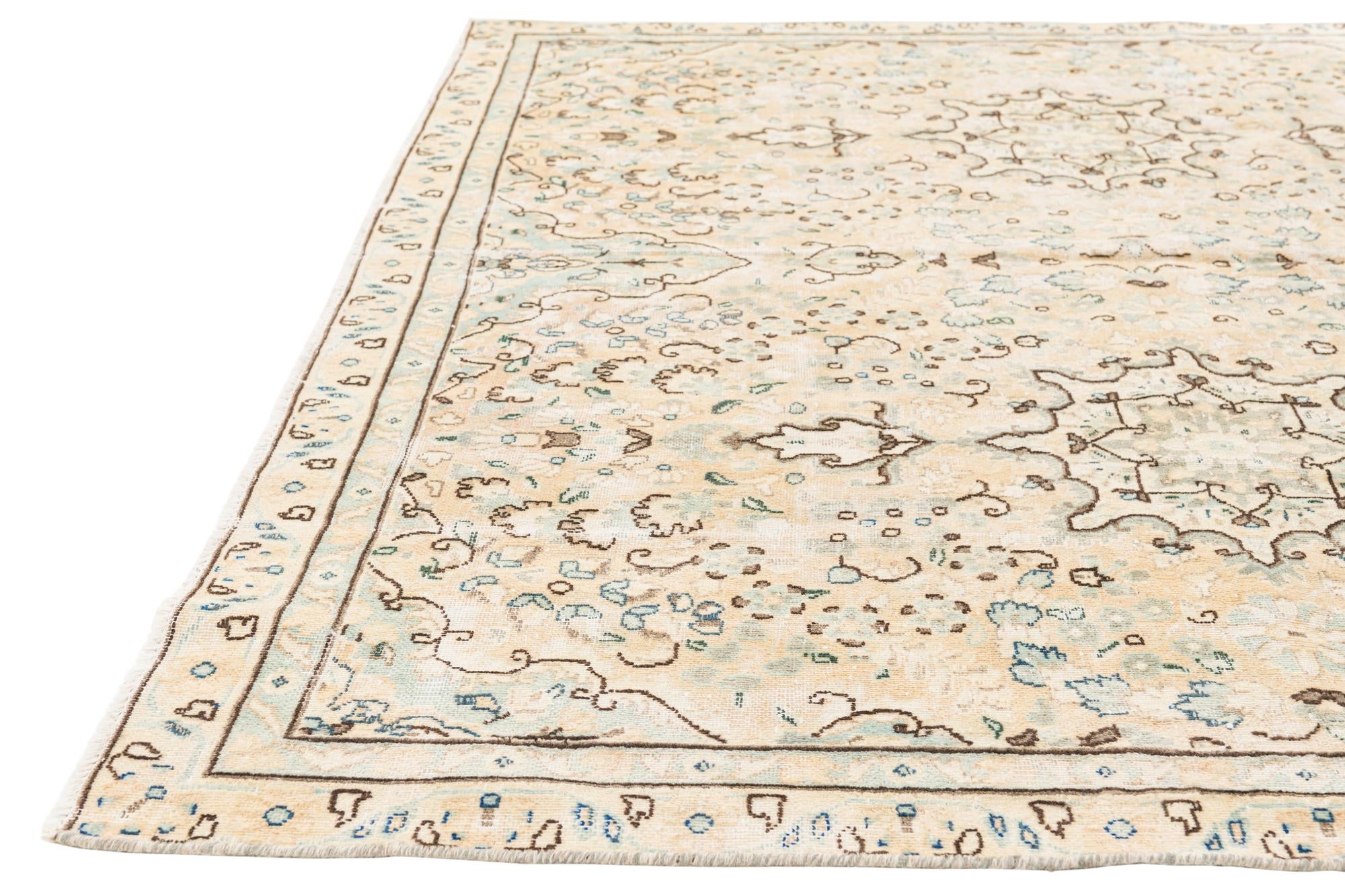 7' 1 x 10' 8 Hand Knotted Ultra Vintage Wool Rug