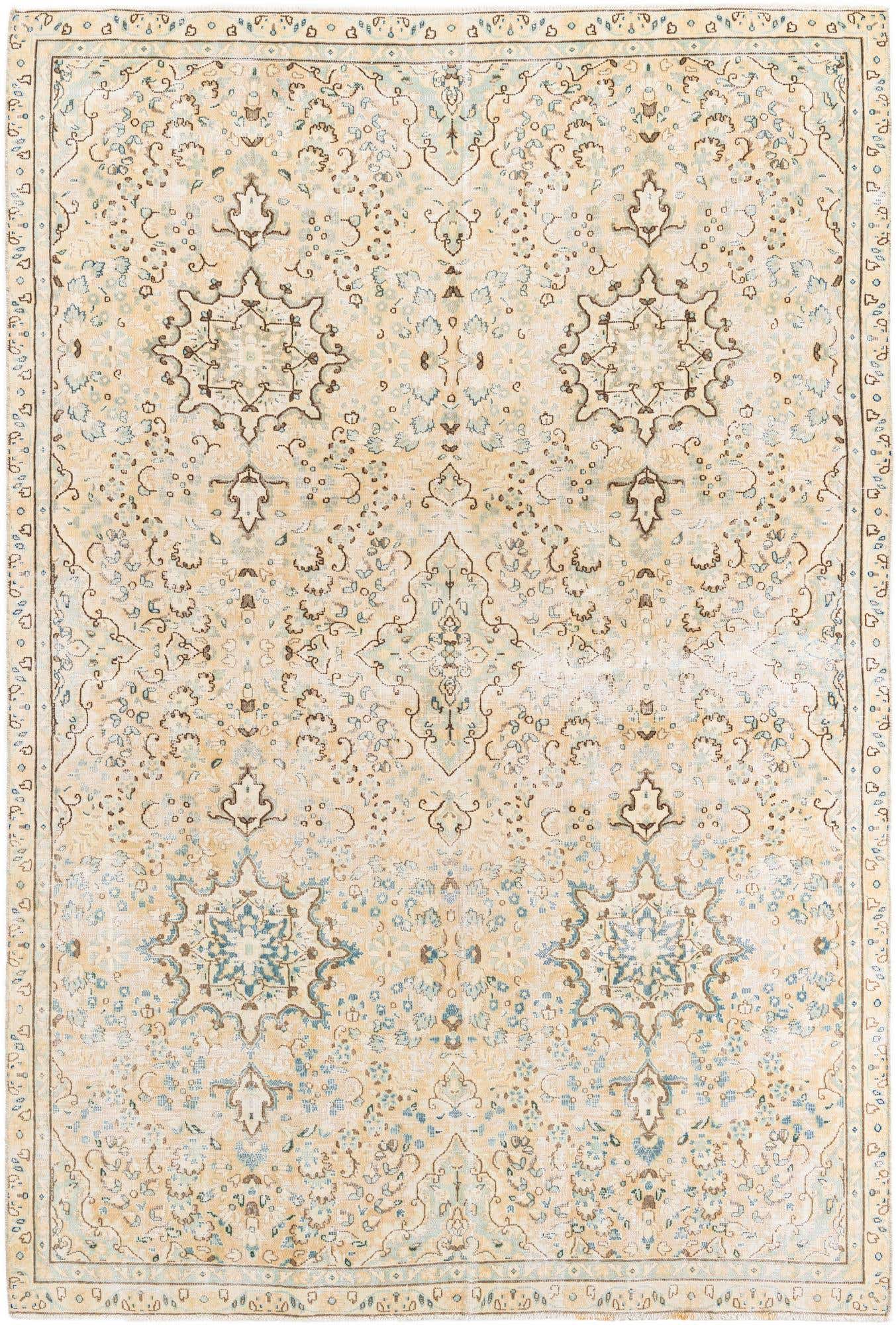 7' 1 x 10' 8 Hand Knotted Ultra Vintage Wool Rug