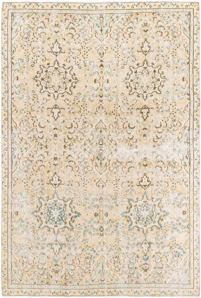 7' 1 x 10' 8 Hand Knotted Ultra Vintage Wool Rug