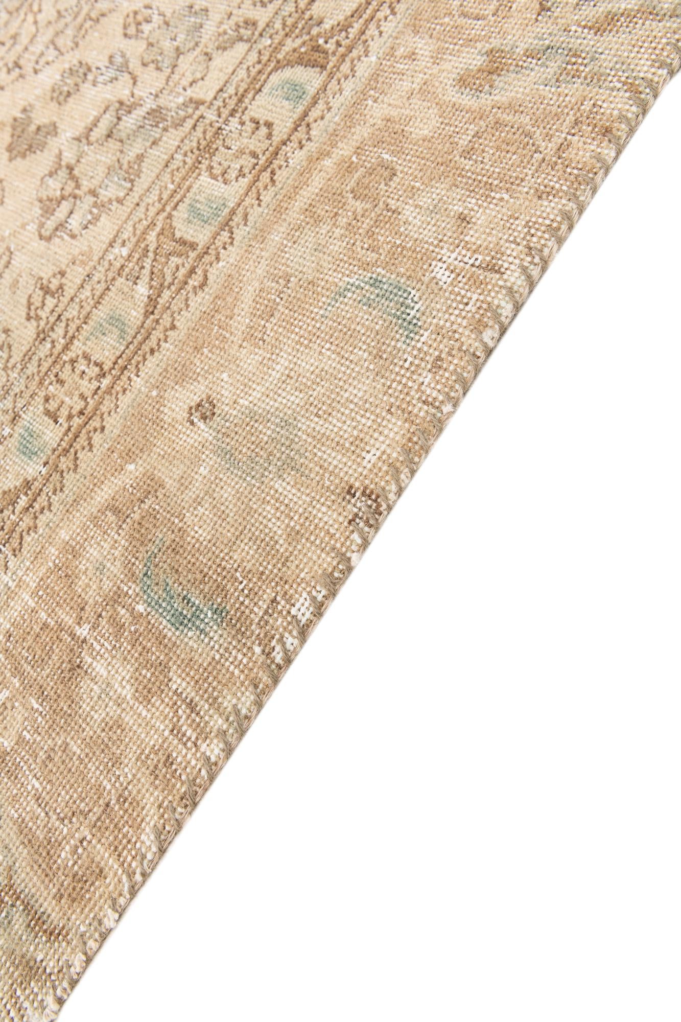 8' 9 x 11' 8 Hand Knotted Ultra Vintage Wool Rug