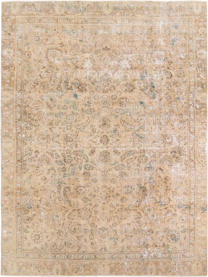 8' 9 x 11' 8 Hand Knotted Ultra Vintage Wool Rug