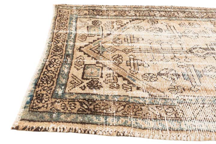 3' 1 x 5' 8 Hand Knotted Ultra Vintage Persian Wool Rug