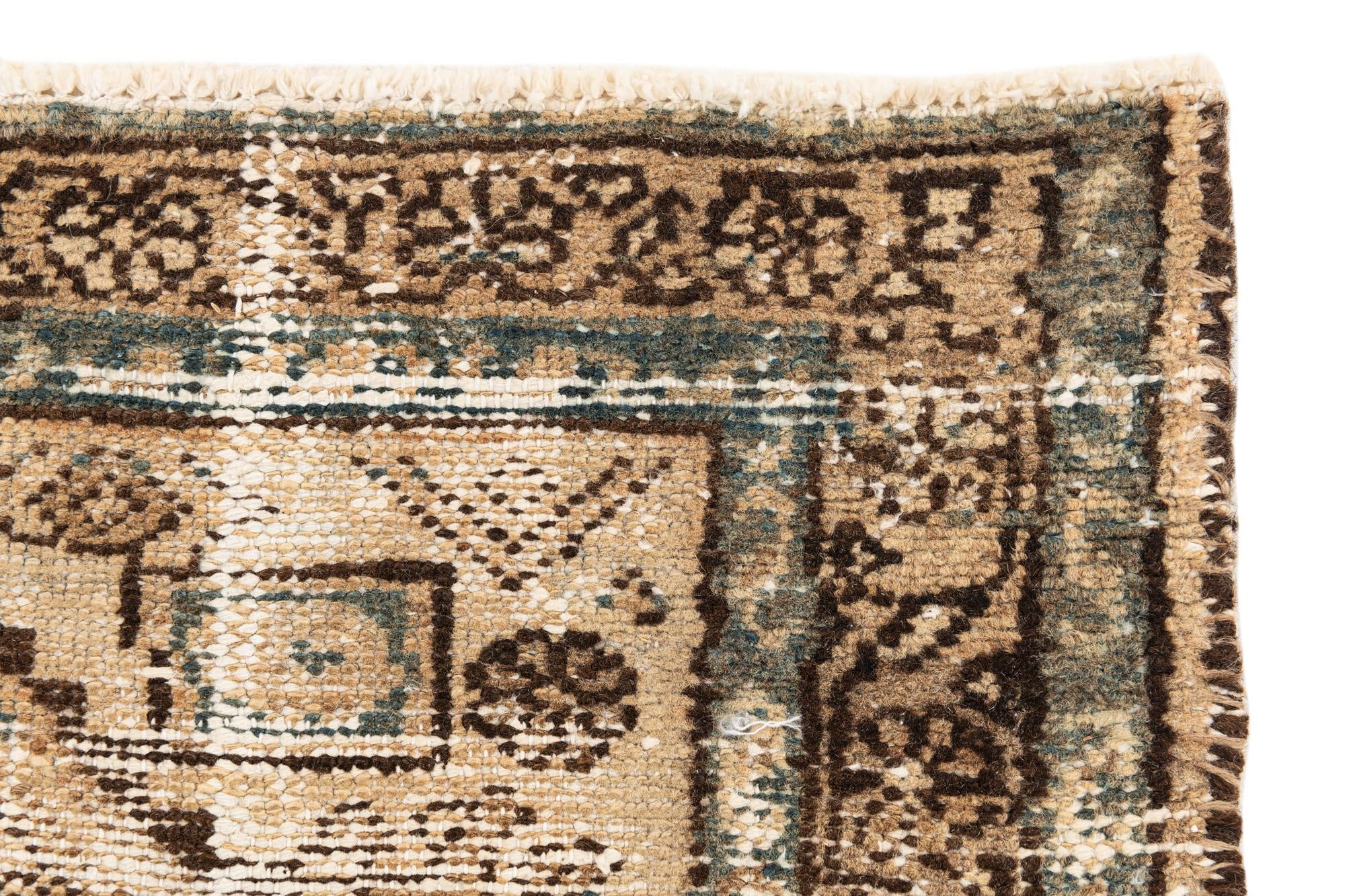 3' 1 x 5' 8 Hand Knotted Ultra Vintage Persian Wool Rug