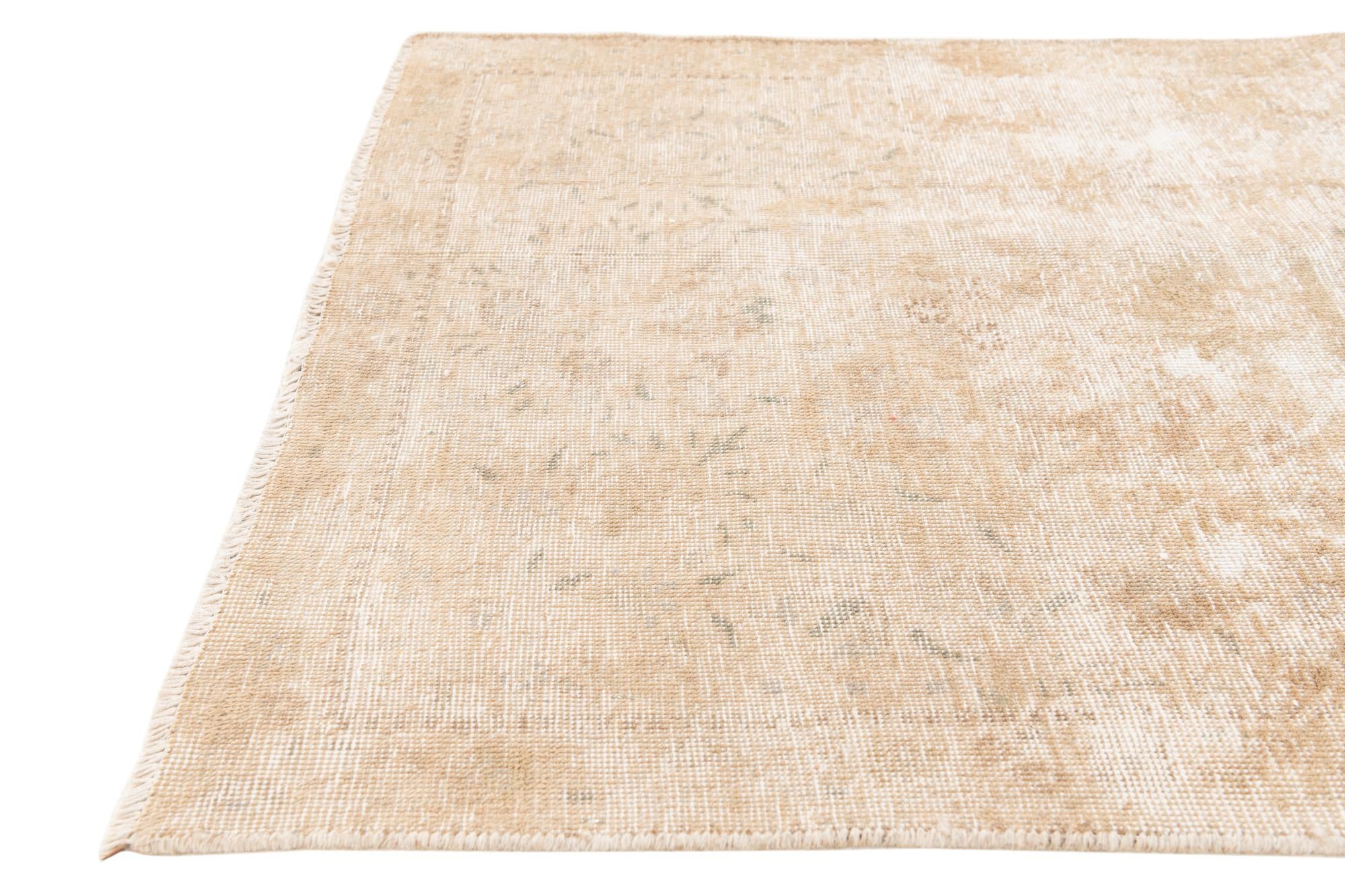 3' 1 x 4' 7 Hand Knotted Ultra Vintage Persian Wool Rug