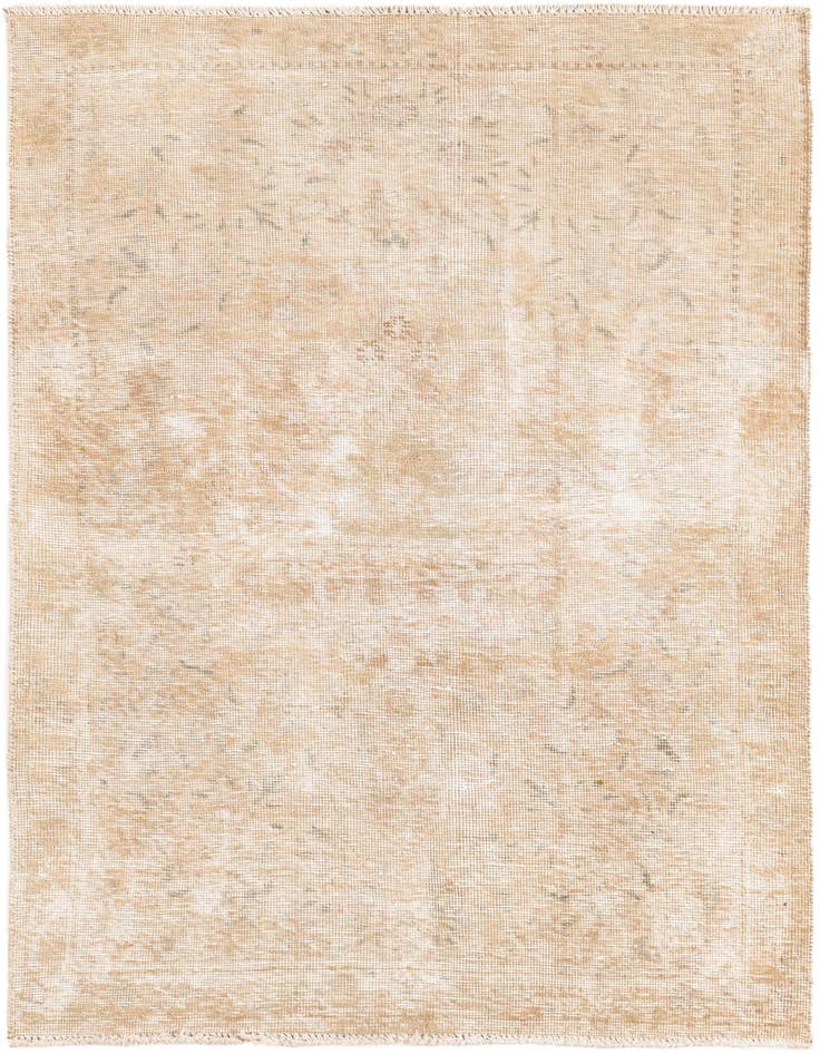Detail image of 3' 1 x 4' 7 Hand Knotted Ultra Vintage Persian Wool Rug