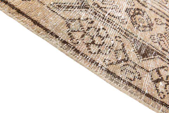 3' 7 x 6' 5 Hand Knotted Ultra Vintage Persian Wool Rug