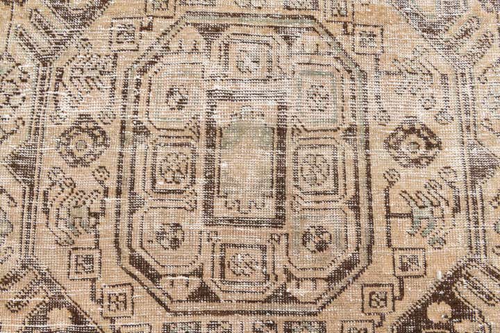 3' 7 x 6' 5 Hand Knotted Ultra Vintage Persian Wool Rug