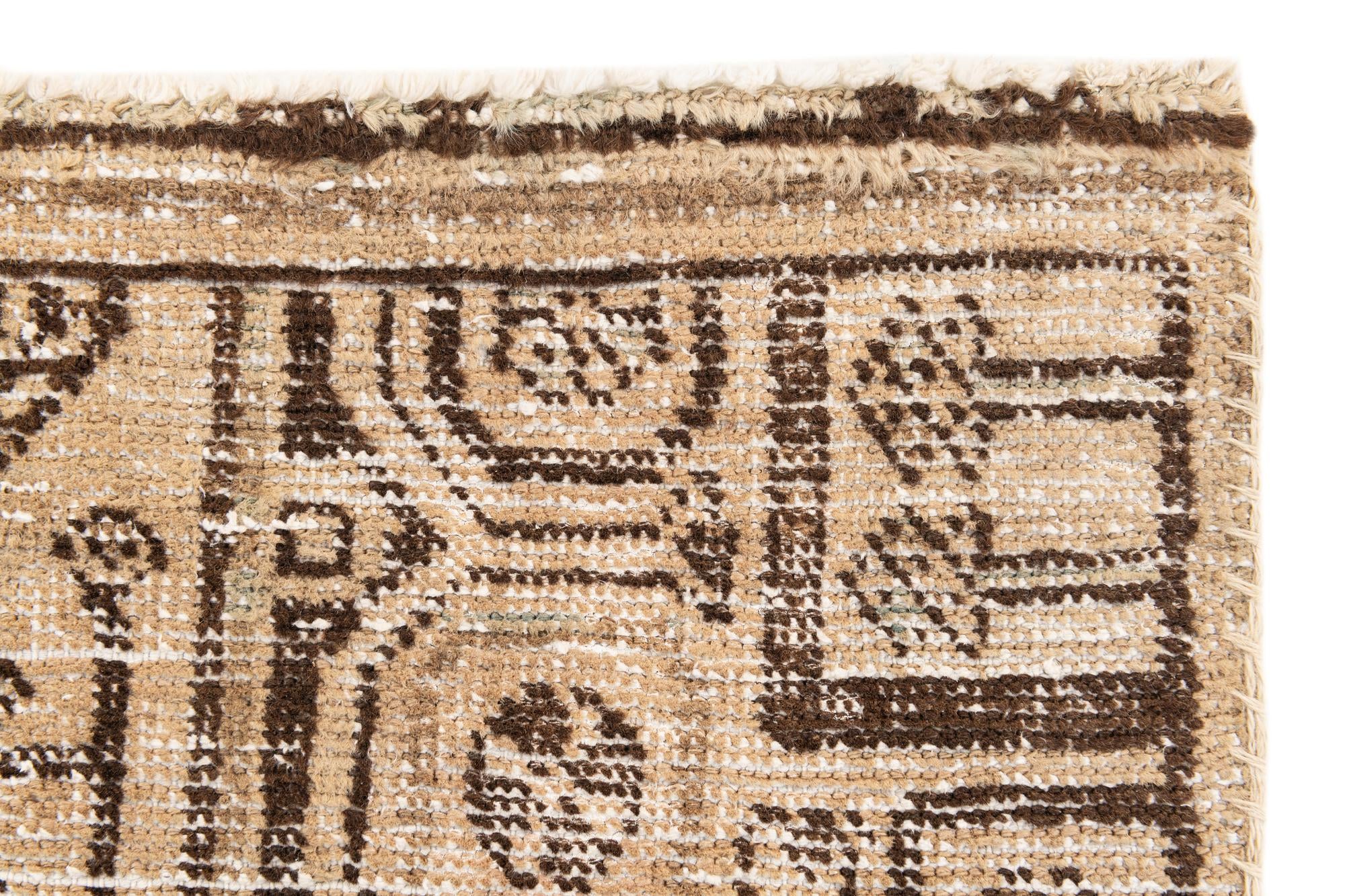 3' 7 x 6' 5 Hand Knotted Ultra Vintage Persian Wool Rug
