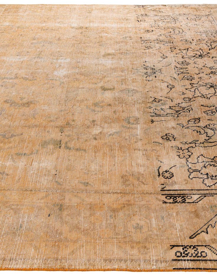 Detail image of 9' 10 x 12' 7  Hand Knotted Ultra Vintage Persian Wool Rug