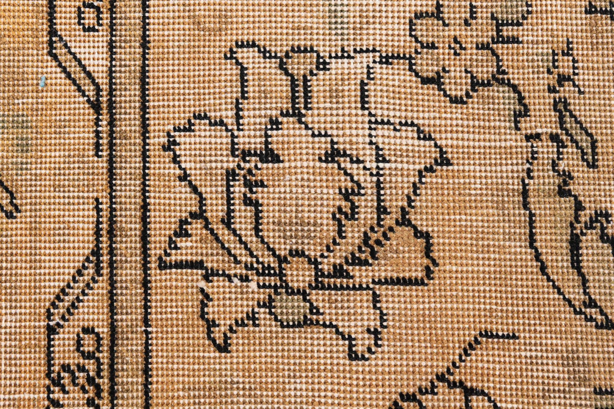 9' 10 x 12' 7 Hand Knotted Ultra Vintage Persian Wool Rug