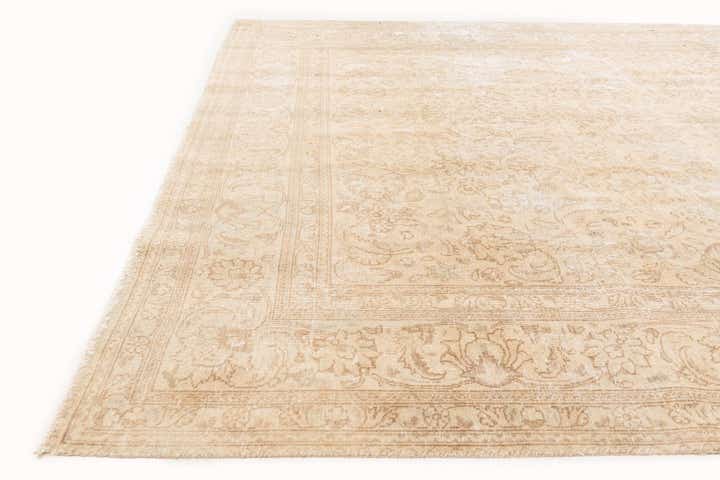 7' 10 x 10' 8 Hand Knotted Ultra Vintage Persian Wool Rug