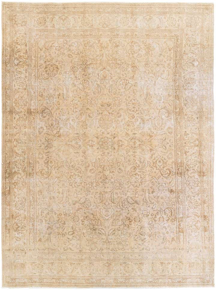 7' 10 x 10' 8 Hand Knotted Ultra Vintage Persian Wool Rug