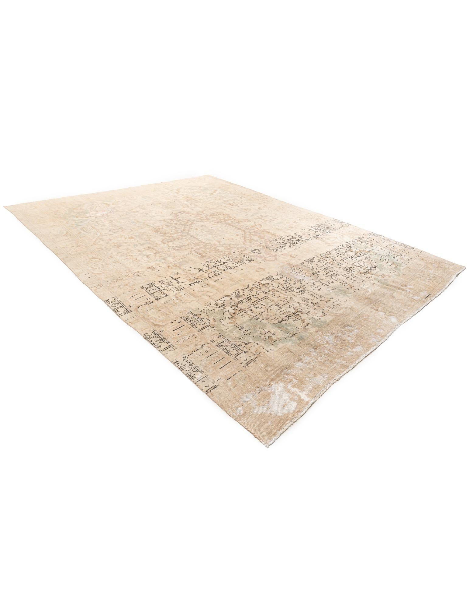 9' 5 x 12' 6 Hand Knotted Ultra Vintage Persian Wool Rug