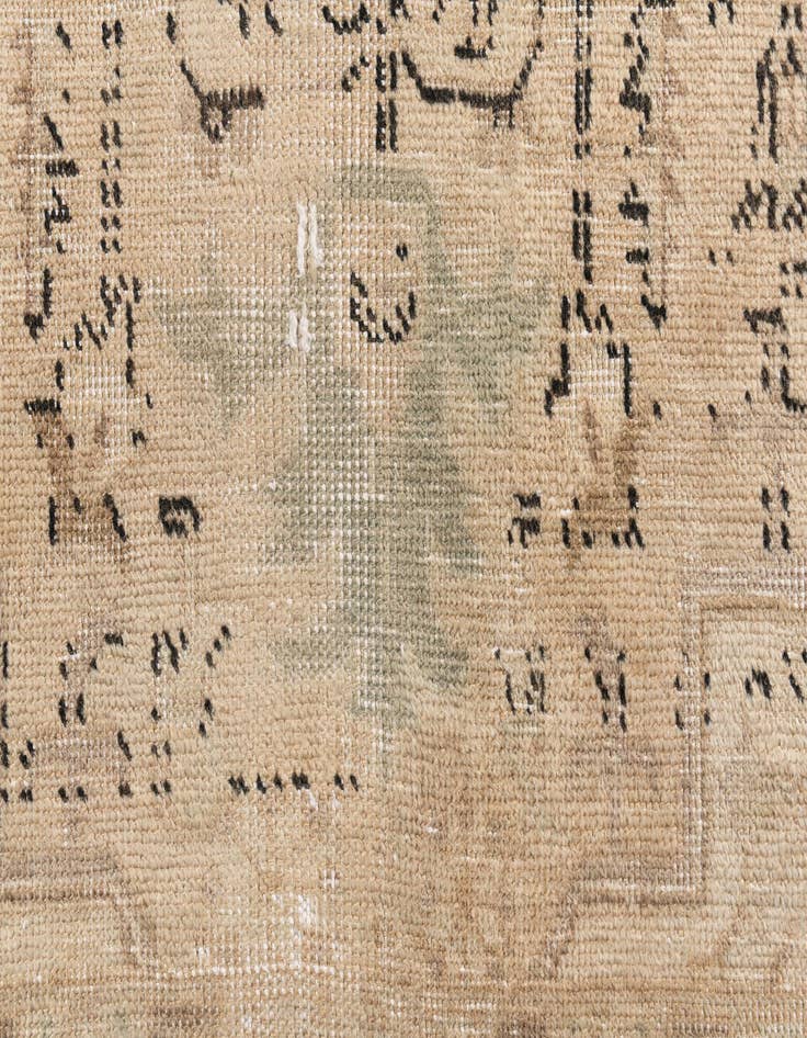 Detail image of 9' 5 x 12' 6  Hand Knotted Ultra Vintage Persian Wool Rug