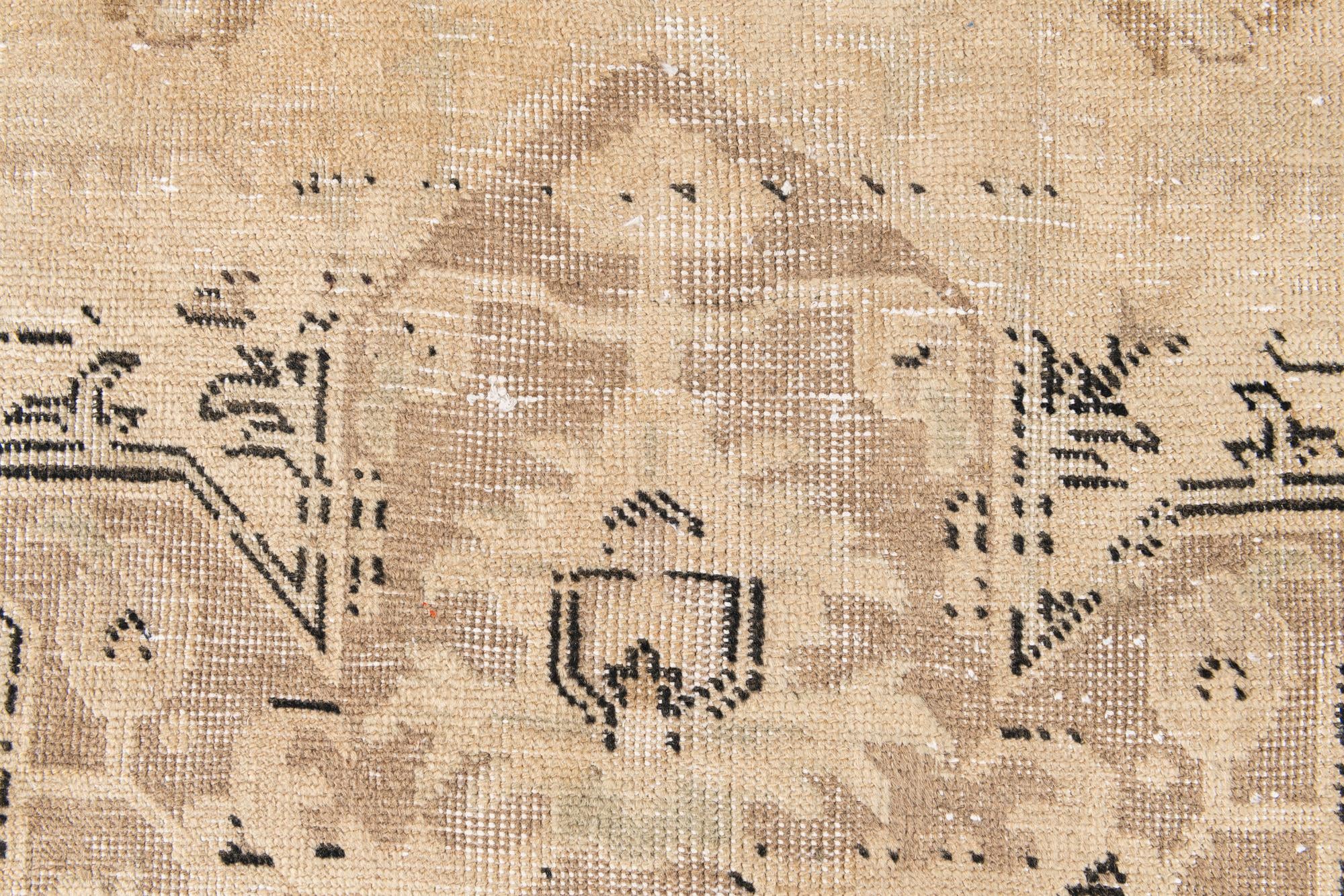 9' 5 x 12' 6 Hand Knotted Ultra Vintage Persian Wool Rug