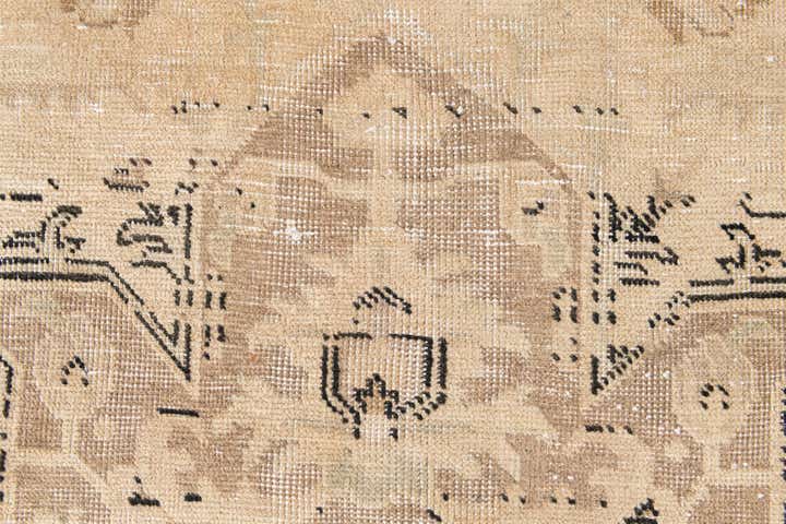 9' 5 x 12' 6 Hand Knotted Ultra Vintage Persian Wool Rug