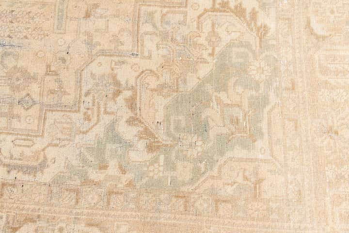 9' 5 x 12' 6 Hand Knotted Ultra Vintage Persian Wool Rug