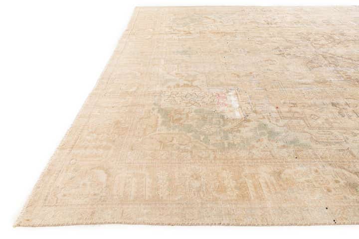 9' 5 x 12' 6 Hand Knotted Ultra Vintage Persian Wool Rug