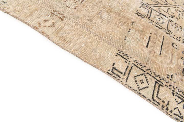 9' 5 x 12' 6 Hand Knotted Ultra Vintage Persian Wool Rug