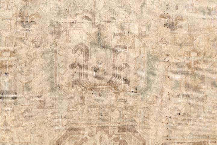 9' 5 x 12' 6 Hand Knotted Ultra Vintage Persian Wool Rug