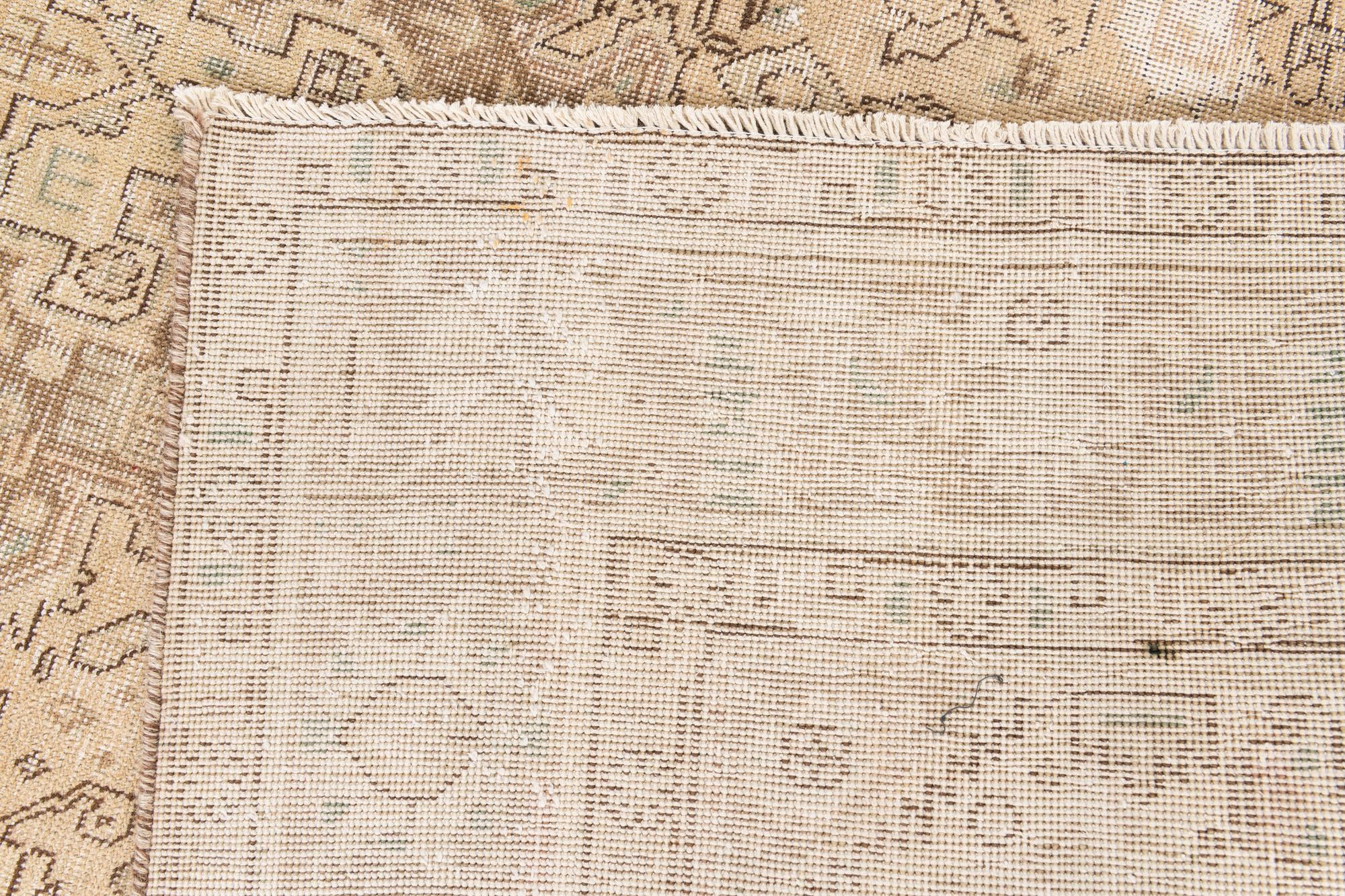 6' 5 x 9' 6 Hand Knotted Ultra Vintage Persian Wool Rug