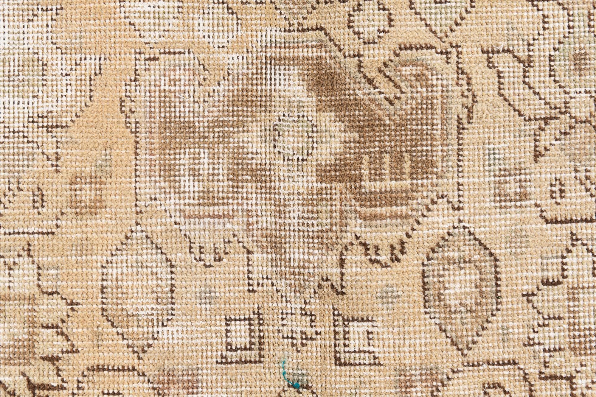 6' 5 x 9' 6 Hand Knotted Ultra Vintage Persian Wool Rug