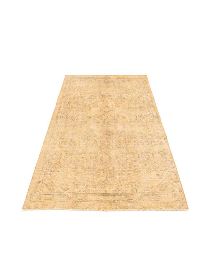 4' 10 x 8' 5 Hand Knotted Ultra Vintage Persian Wool Rug